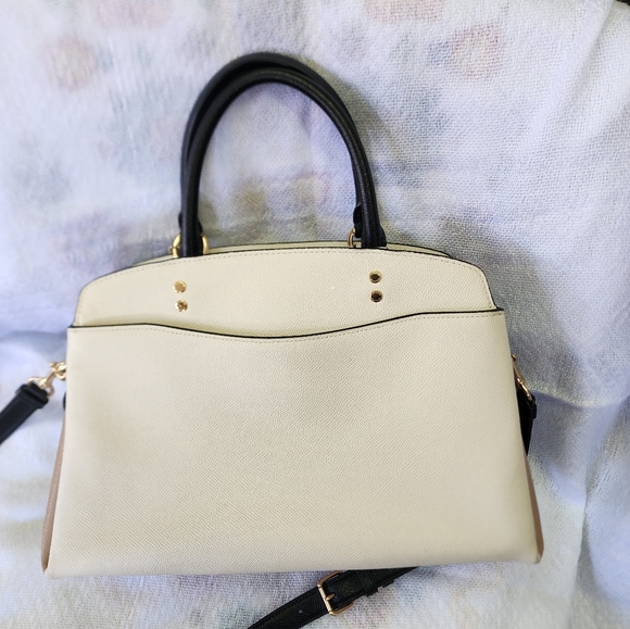 Tri-Color/Colorblock Coach “Lillie” Carryall Bag - Picture 8 of 12